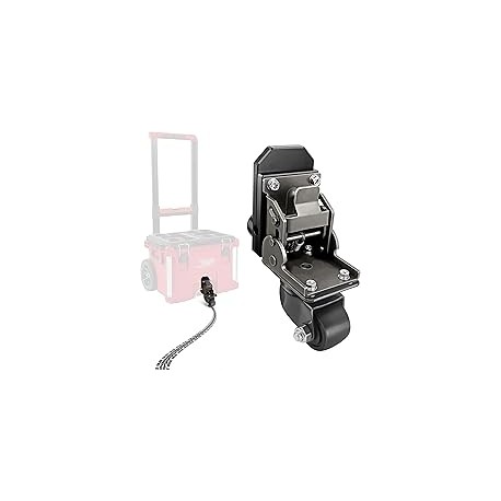 Ruedas delanteras de construcción de acero mejoradas, kit de ruedas de embalaje apto para caja de herramientas Milwaukee Packou