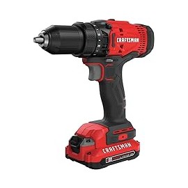CRAFTSMAN - V20* Kit de taladro/desarmador inalámbrico (CMCD700C1)