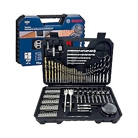 Bosch Set de Puntas y Brocas en Titanio Bosch 103 unidades