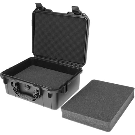 Estuche rígido impermeable para almacenamiento de herramientas de plástico ABS Estuche de transporte Caja para exteriores WFoam