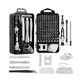 Juego de destornilladores 117 en 1-AXIDUN Destornilladores de precisión extraíble profesional magnética kit de Herramientas de 
