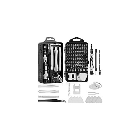 Juego de destornilladores 117 en 1-AXIDUN Destornilladores de precisión extraíble profesional magnética kit de Herramientas de 