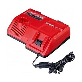 Milwaukee 48-59-1812 M12 o M18 cargador de batería de iones de litio de 18 V y 12 V con indicador de combustible integrado