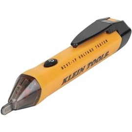Klein Tools NCVT-1P Probador de voltaje sin contacto tipo lápiz de 50 a 1000 V CA con alarmas LED sonoras e intermitentes y cli