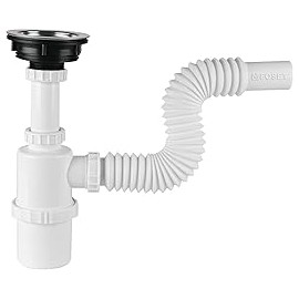 Foset CE-292, Céspol bote p/fregadero c/contracanasta, polipr, 1-1/2"