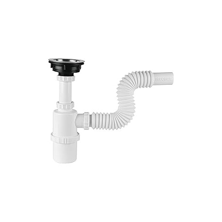 Foset CE-292, Céspol bote p/fregadero c/contracanasta, polipr, 1-1/2"