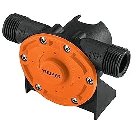 Truper BOT-1, Bomba autocebante para uso con taladro compatible con los broqueros comunes
