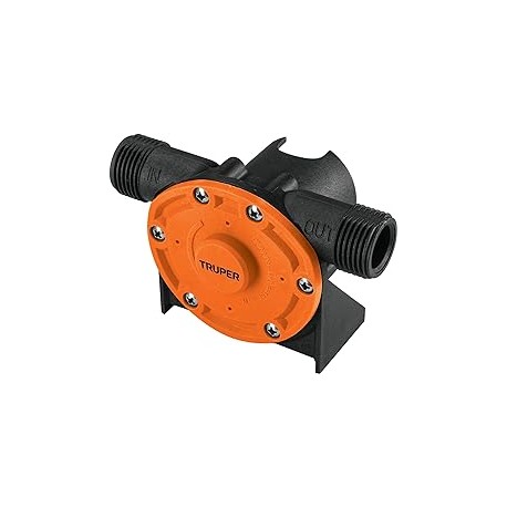 Truper BOT-1, Bomba autocebante para uso con taladro compatible con los broqueros comunes