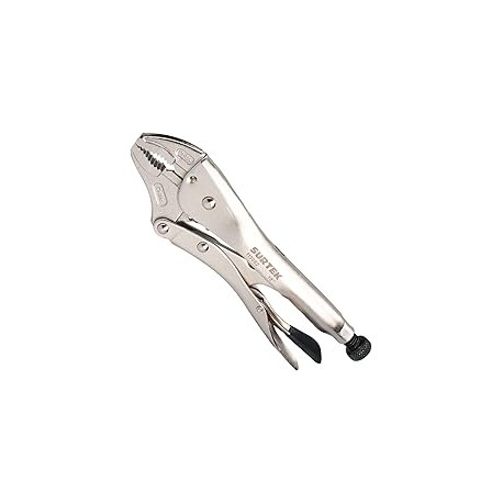 Surtek 115082 Pinza de presión de 10" quijada curva