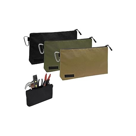 TOCOZOC Bolsa de Herramientas Pequeña,Bolsa Herramientas con Cierre, Rugged Everyday Carry Organizer for Pens, Tools, & More…