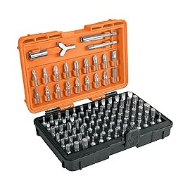 Truper PUN-100, Juego de 100 puntas, largo 1" con estuche