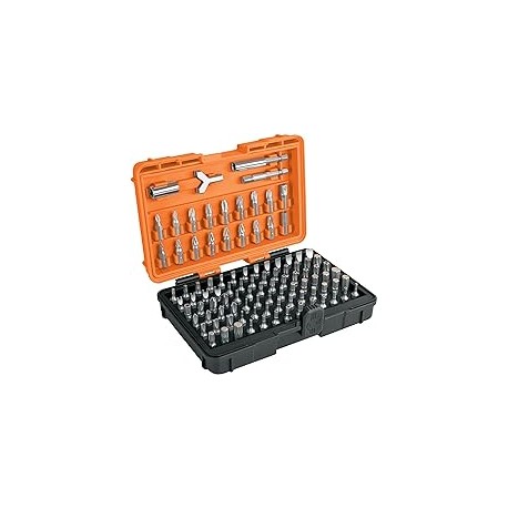 Truper PUN-100, Juego de 100 puntas, largo 1" con estuche