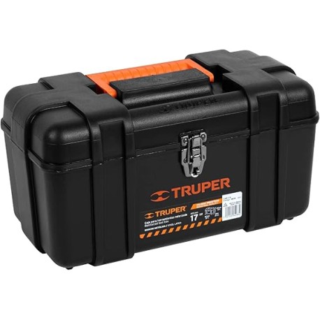 Truper CHP-17X, Caja plástica para herramientas, industrial, 17"