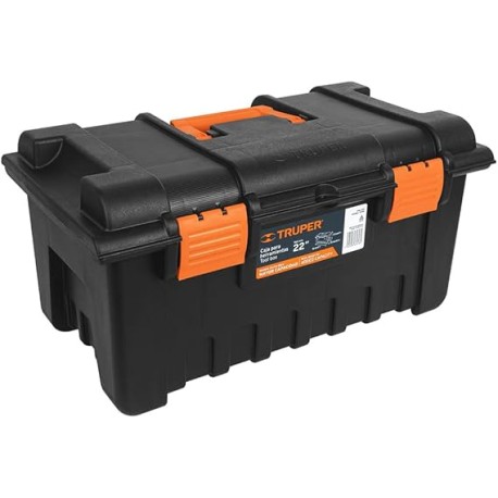 Truper CHA-22N, Caja para herramienta, amplia de 22", color naranja