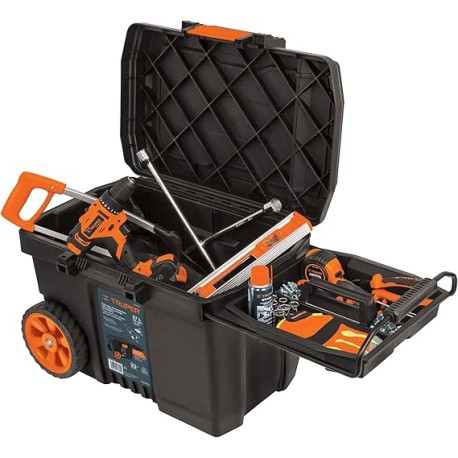 Truper CHP-23R, Caja para herramienta de 23" con ruedas y mango telescópico