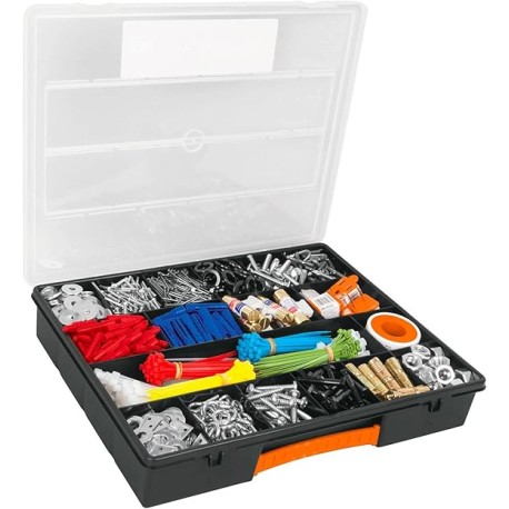 Truper ORG-18, Organizador 14" con 18 compartimentos