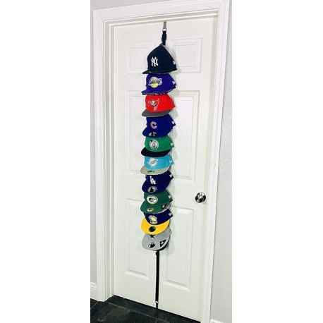 PUBAMALL Bastidores para sombrero, Cap Rack, Clip Hanger Hat Sombreros Gorra de béisbol Caps Rack Organizer, hasta 20 sombreros