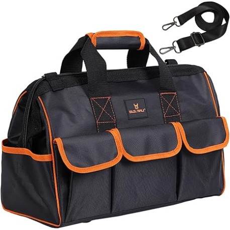 COOSEON Bolsa para Herramientas Almacenamiento Compacta para Hombre Bolsa de Herramientas con Base de Goma a Prueba de Agua Org