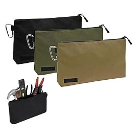 TOCOZOC Bolsa de Herramientas Pequeña,Bolsa Herramientas con Cierre, Rugged Everyday Carry Organizer for Pens, Tools, & More…