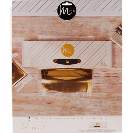 Heidi Swapp American Crafts Set de 3 láminas para máquina de Transferencia Minc