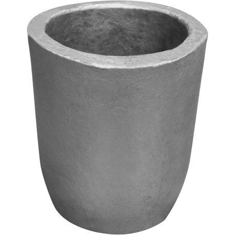 CANALHOUT Crisoles de grafito de carburo de silicio, crisoles para fundir metal, soportan la alta temperatura de 1800 ℃ (300 °F