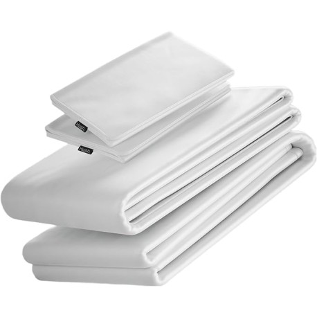 Hush - Juego de sábanas y Fundas de Almohada heladas, tamaño Queen, Incluye una sábana Bajera, una sábana Superior y Dos Fundas