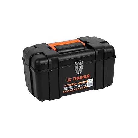 Truper CHP-17X, Caja plástica para herramientas, industrial, 17"