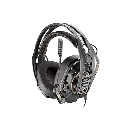 RIG 500 Pro HS Auriculares para Juegos de Playstation de Grado competitivo para PS4, PS5 y Nintendo Switch, Controladores de Al