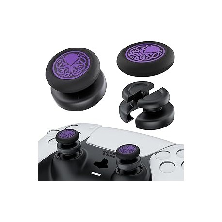 PlayRealm - Extensor de Palanca de Pulgar sin caída y Cubierta de Agarre de Silicona, 2 Juegos para Driver PS5 y PS4 (Cthulhu)