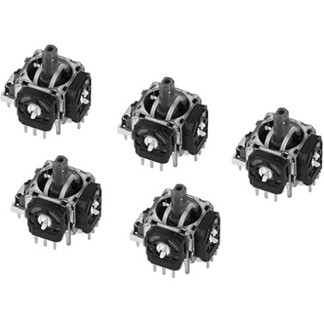 ASHATA 5Pcs Pieza de Repuesto del Módulo de Sensor Analógico de Joystick 3D para Playstation 4 PS4 Controlador