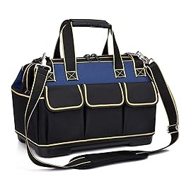 COOSEON Bolsa Herramientas Almacenamiento Compacta para Hombre Bolsa Herramientas con Base de Goma a Prueba de Agua Organizador