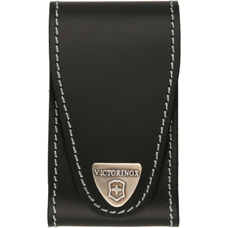 Victorinox Funda de Piel, 100 mm, Negra