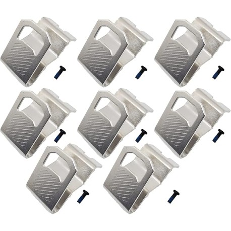 Juego de 8 ganchos para cinturón con tornillos  N597001 para herramienta de taladro Craftsman V20