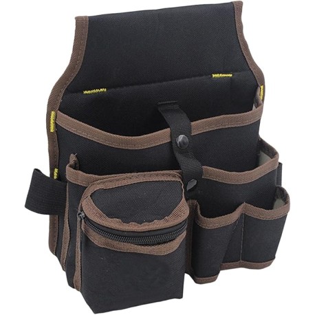 Cinturón de herramientas de electricista Oxford duradero, bolsa de cinturo impermeable, cinturón de trabajo, soporte de herrami