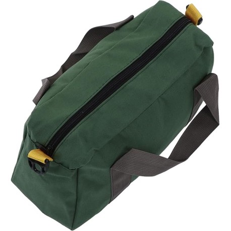 Bolsa de herramientas de lona de boca ancha, bolsa de herramientas portátil de alta capacidad de carga ampliamente utilizada pa