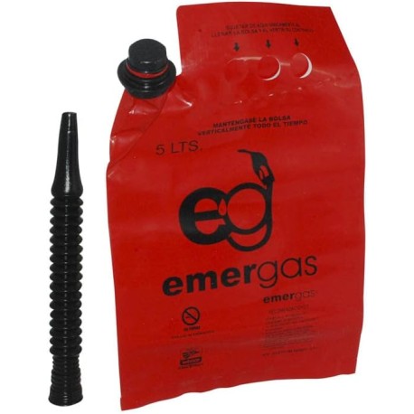 BOLSA DE PLASTICO PARA GASOLINA CAPACIDAD 5LT.