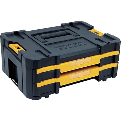 DEWALT Caja Organizadora de Herramientas TSTAK de 2 Cajones DWST17804
