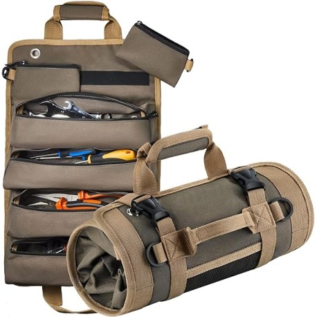 Bolsa de Herramientas, Organizadores de Bolsas de Herramientas con 6 Bolsillos, Organizador de Herramientas para Mecánicos, Ele