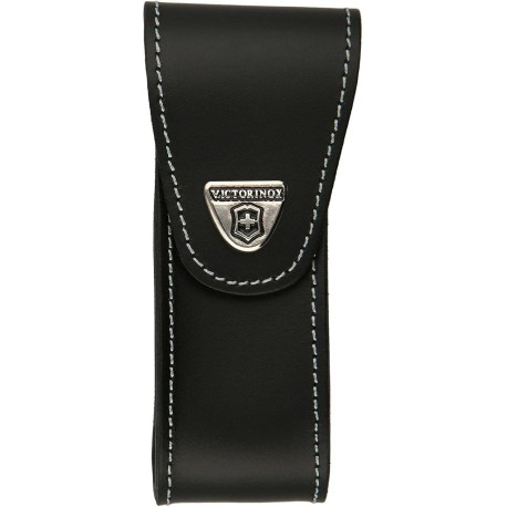 Victorinox Funda de Piel, 120 mm, Negra