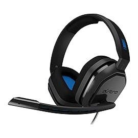 ASTRO Gaming A10 Headsets alámbricos, ligeros y resistentes, ASTRO Audio, clavija de 3.5mm, para PS5, PS4, PC, Mac, móvil - Neg