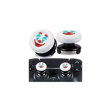 Playrealm FPS Extensor de Palanca de Pulgar y Textura de Goma de Silicona Cubierta de Agarre 2 Juegos para PS5 Dualsenese y PS4