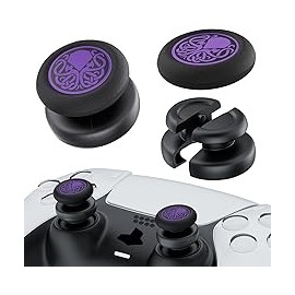 PlayRealm - Extensor de Palanca de Pulgar sin caída y Cubierta de Agarre de Silicona, 2 Juegos para Driver PS5 y PS4 (Cthulhu)