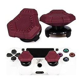 Playrealm FPS Extensor de Palanca de Pulgar y Textura de Goma de Silicona Cubierta de Agarre 2 Juegos para PS5 Dualsenese y PS4