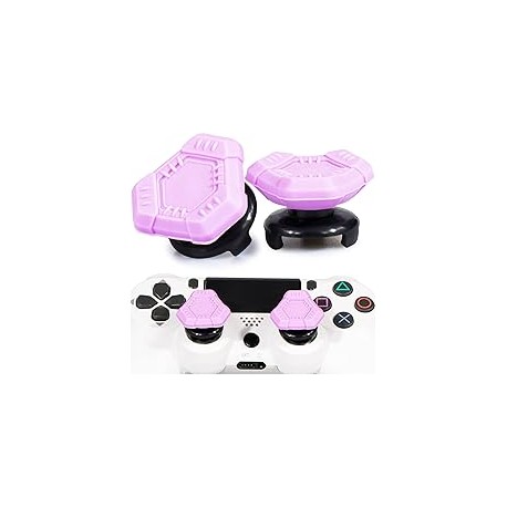 Playrealm FPS Extensor de Palanca de Pulgar y Textura de Goma de Silicona Cubierta de Agarre 2 Juegos para PS5 Dualsenese y PS4