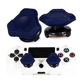 Playrealm FPS Extensor de Palanca de Pulgar y Textura de Goma de Silicona Cubierta de Agarre de 2 Juegos para PS5 Dualsenese y 