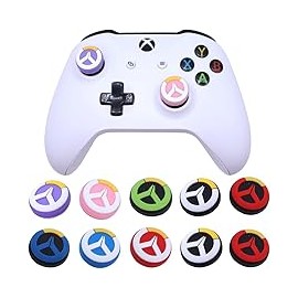 HAKUKU 10 Piezas Thumb Grip Stick Cover Controles inalámbricos de Silicona analógica Gomitas Texturizadas, Mango de Silicona An