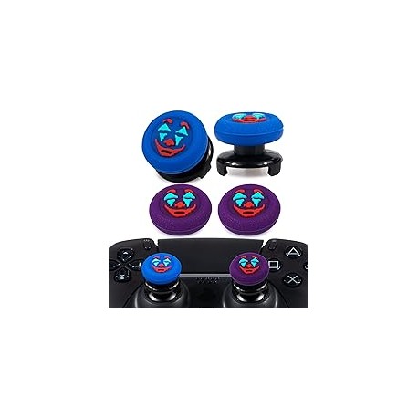 Playrealm FPS Extensor de Barra de Pulgar y Textura de Goma de Silicona Cubierta de Agarre de 4 Juegos para PS5 Dualsenese y PS