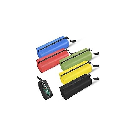 VASA NAMA Paquete de 5 Bolsas de Herramientas con Cierr, Gran Capacidad 30x10x10cm, Bolsa de Almacenamiento Multiuso, Organizad